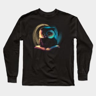 Midnight Scholar Aura Long Sleeve T-Shirt